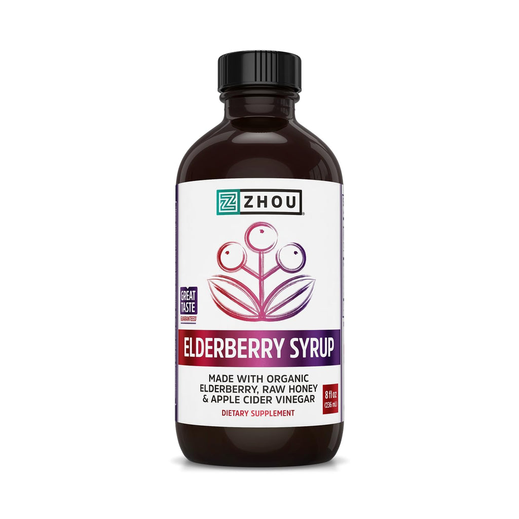 ZHOU Elder-Mune+ Elderberry Immune Syrup - 8 Fl Oz - image 4