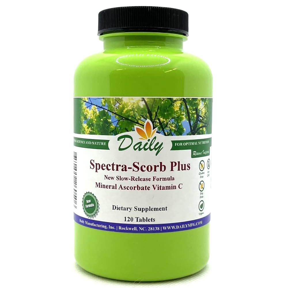 Daily Manufacturing Spectra-Scorb Plus Vitamin C 1000 mg - 120 Tablets