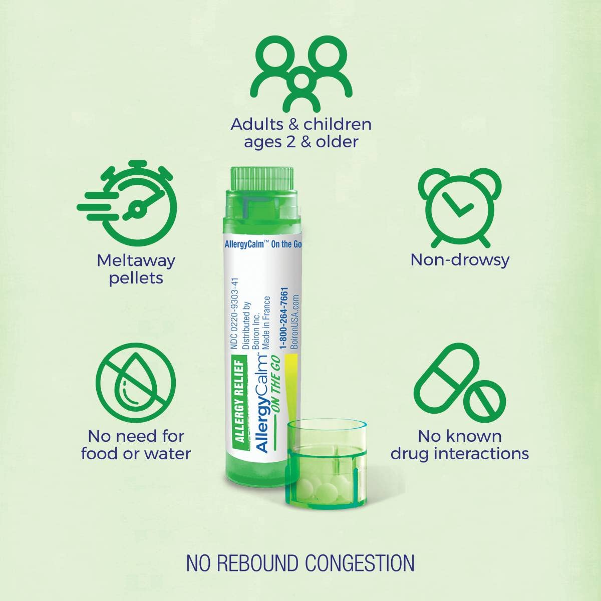 Boiron AllergyCalm On the Go for Relief from Allergy and Hay Fever - image 3