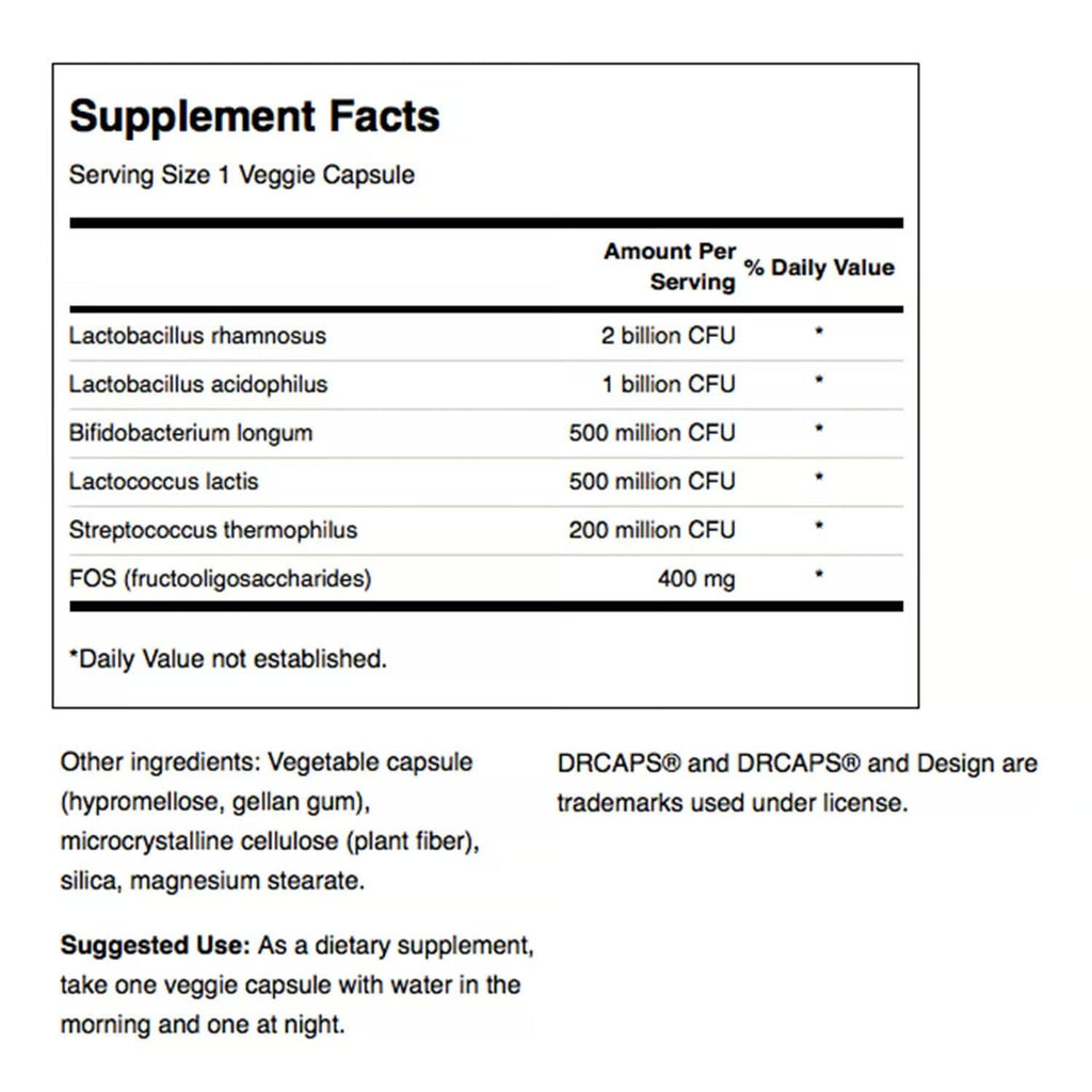 Swanson Probiotic Complex 4.2 Billion CFU - 240 Vegetarian Capsules - image 2