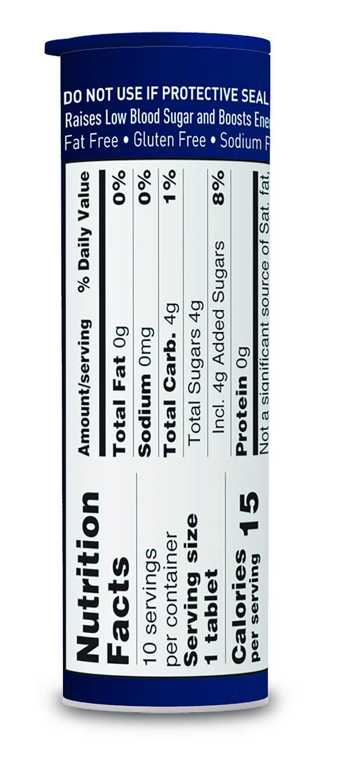 TRUEplus Glucose Tablets Raspberry Flavor - 10ct Tube - image 2