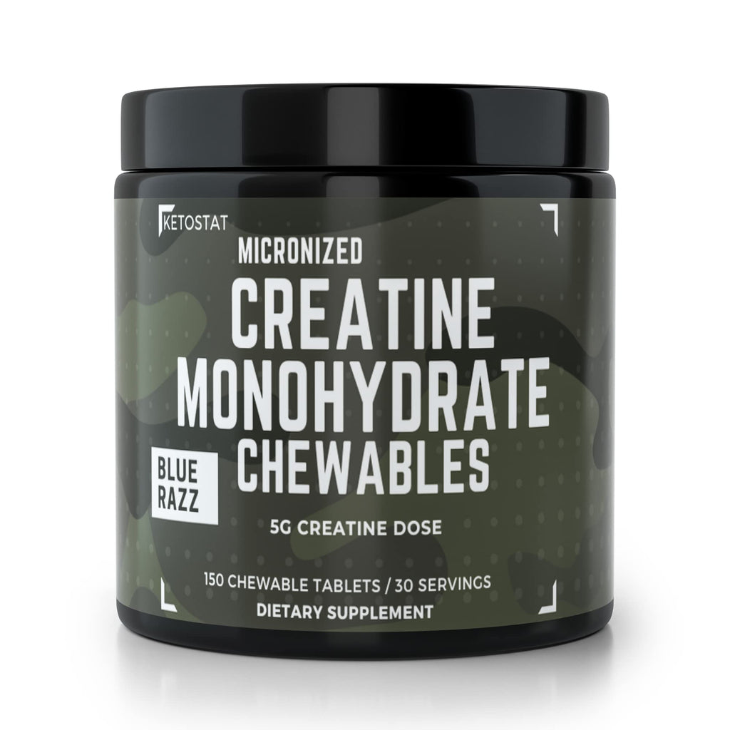 Ketostat Micronized Monohydrate Creatine Chews 5G - 150 Count