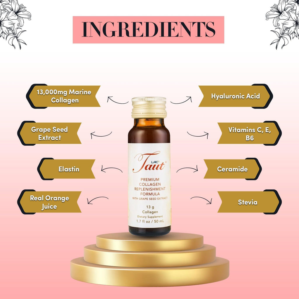 TAUT Marine Collagen Drink for Women - 8 Bottles - image 5