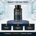Axiom Nutrition Energy and Focus 200mg Caffeine - 60 Capsules - image 7