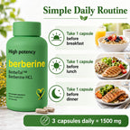 Advanced Bionetix Berberine 1500mg Supplement - 90 Capsules - image 6
