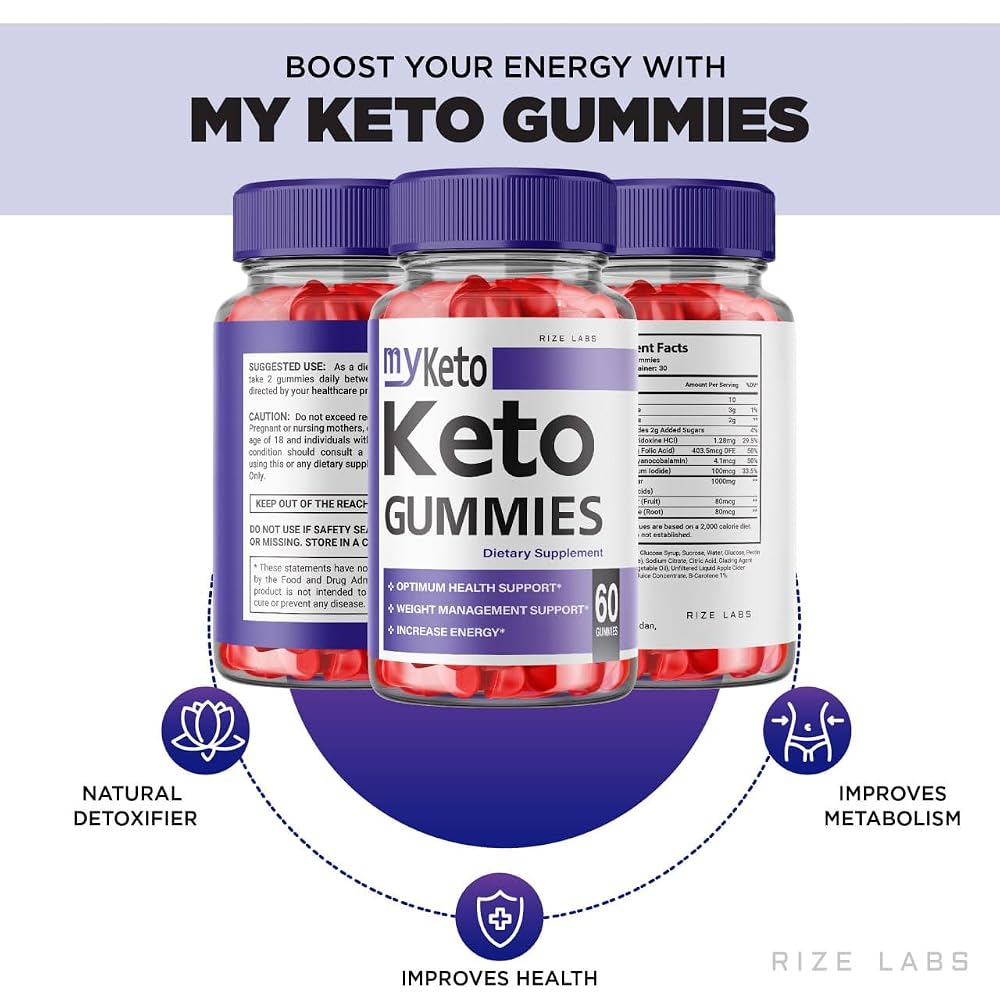 rize labs My Keto ACV Gummies Weight Loss Support - 180 Gummies - image 3