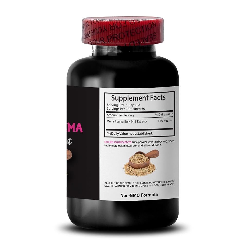 Swan Life Essentials Muira Puama Bark Extract - 120 Capsules - image 4