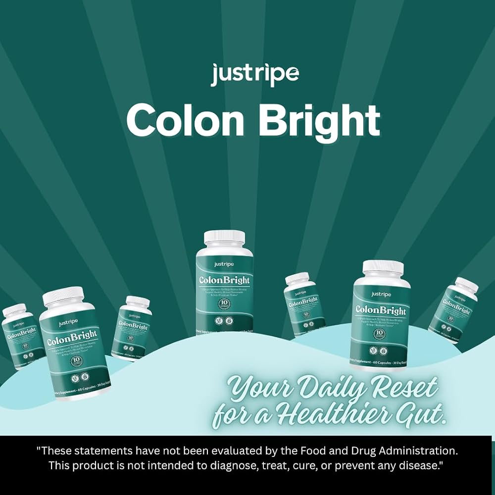 Just Ripe Nutrition ColonBright Psyllium Husk Powder - 60 Capsules - image 7