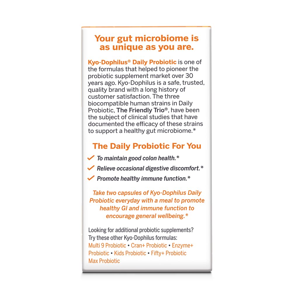 Kyolic Kyo-Dophilus Digestion and Immune Health Probiotic Supplement