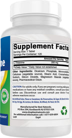 Best Naturals L-Theanine 200mg per Tablet (400mg per 2 Tablets)