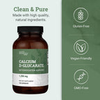 Earth Harmony Naturals Calcium D-Glucarate 1200mg - 120 Capsules - image 4
