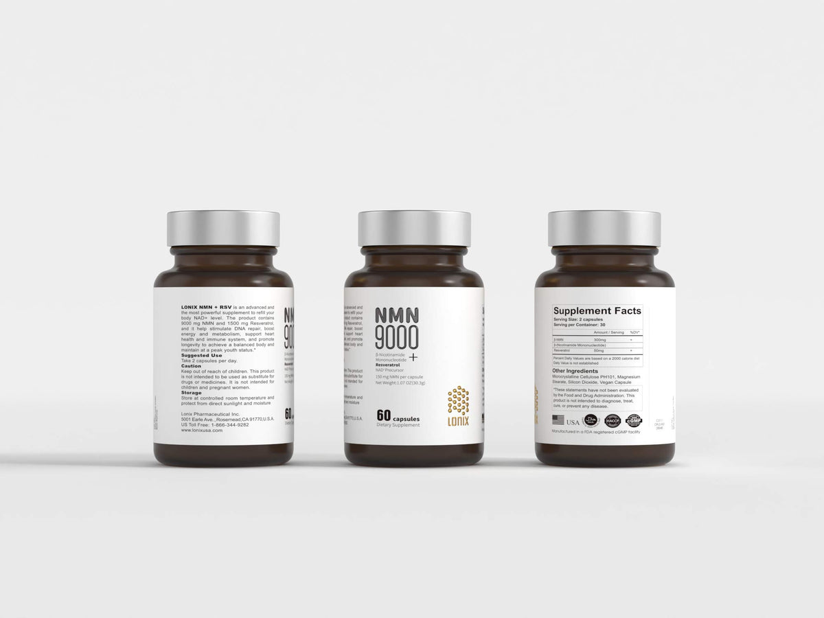 LONIX NMN + RSV Supplement with Vegan Capsules - 60 Count - image 2