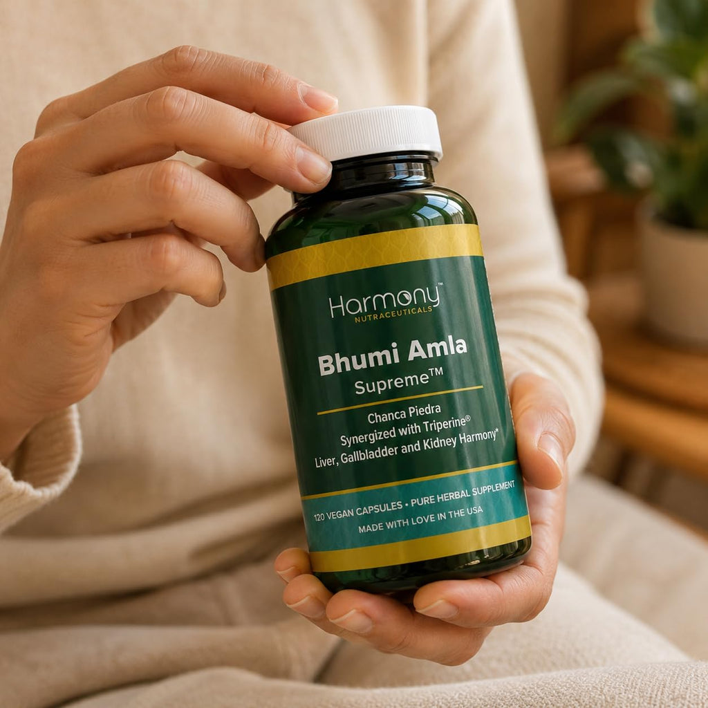 Harmony Nutraceuticals Bhumi Amla Supreme Phyllanthus Niruri - 120 Capsules - image 9