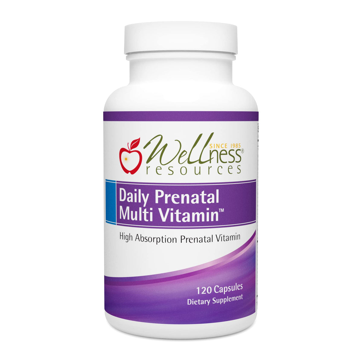 Wellness Resources Daily Prenatal Multivitamin - 120 Capsules