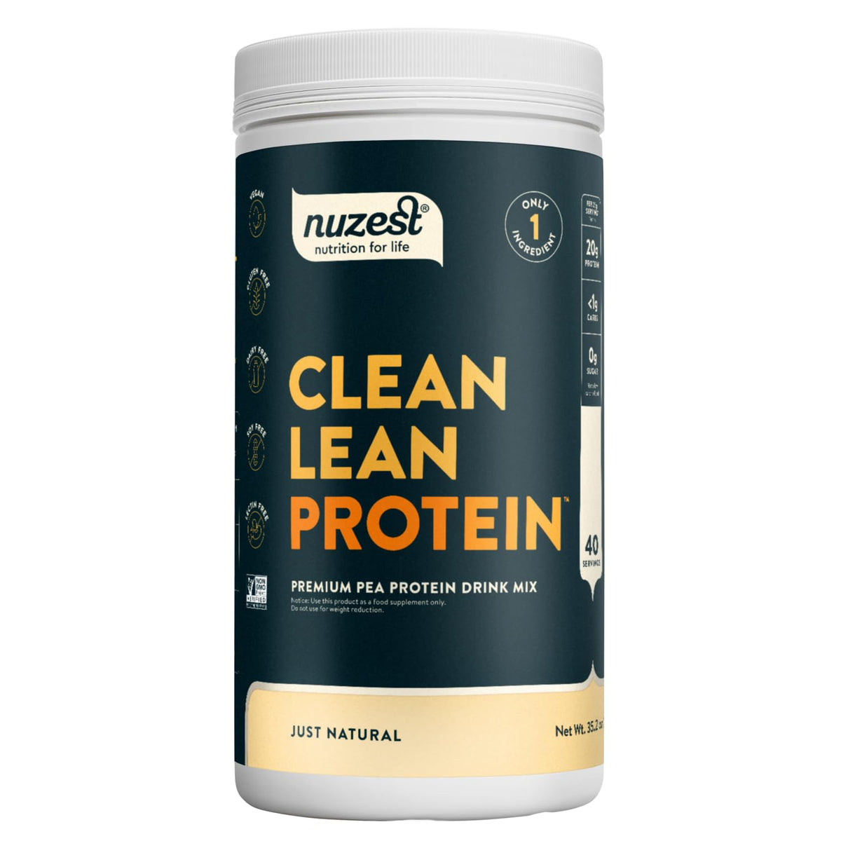 Nuzest - Pea Protein Powder - Clean Lean Protein