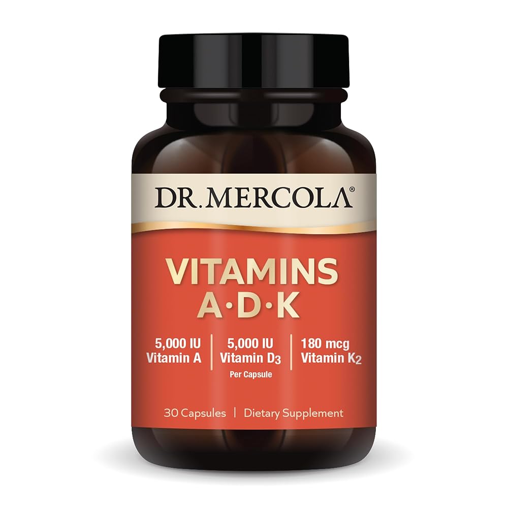 Dr. Mercola Vitamins ADK MK-7 Form - 30 Capsules