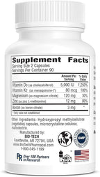 Bio-Tech Pharmacal D3Plus Vitamin D3 Supplement - 180 Vegetable Capsules - image 4