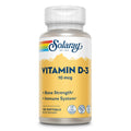 SOLARAY Vitamin D3 400 IU Immune Support - 120 Softgels
