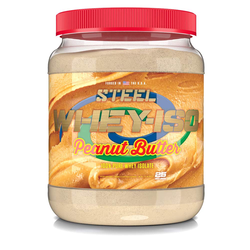 Steel Supplements Whey-ISO Whey Protein Isolate Powder Supplement