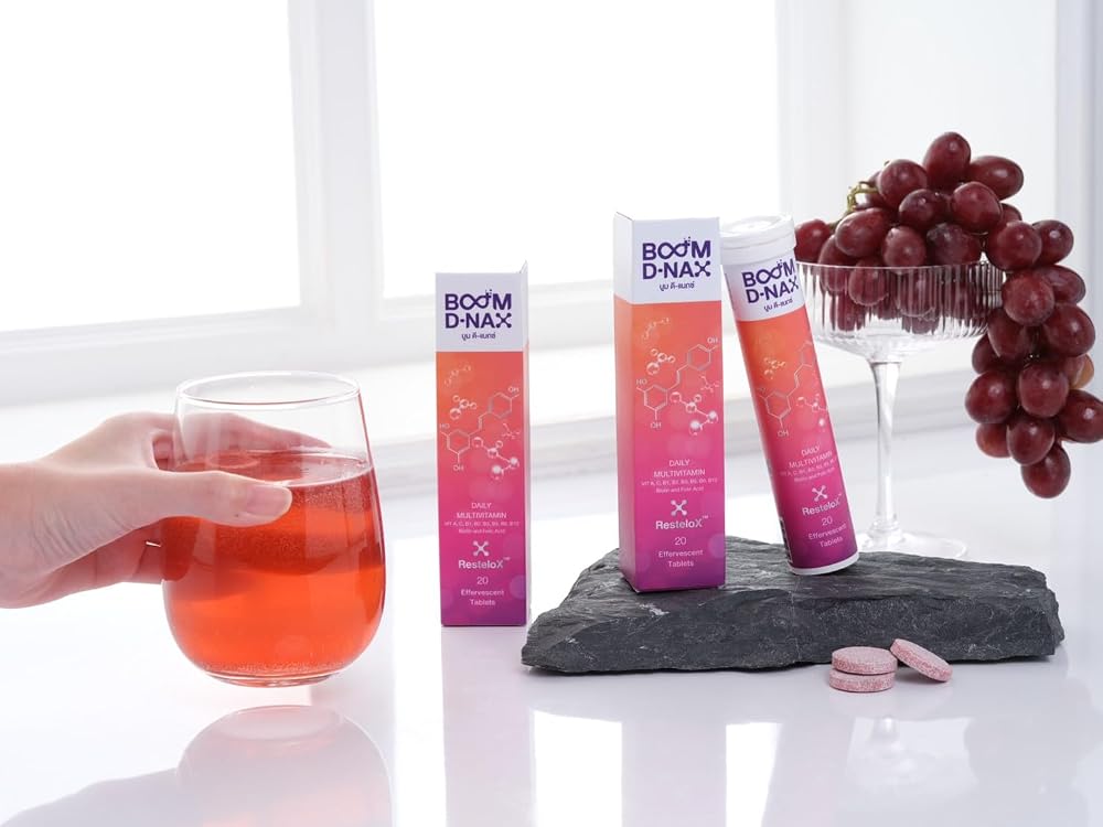 Generic Boom DNAX Anti-Aging Tablets - 20 Effervescent Tablets - image 2