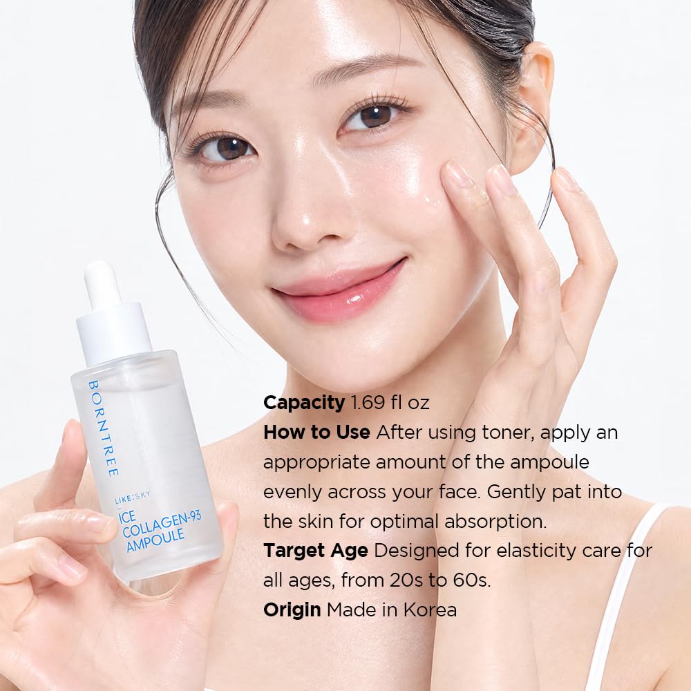 BORNTREE Like Sky Ice Marine Collagen 93 Ampoule - 1.69 fl oz - image 2