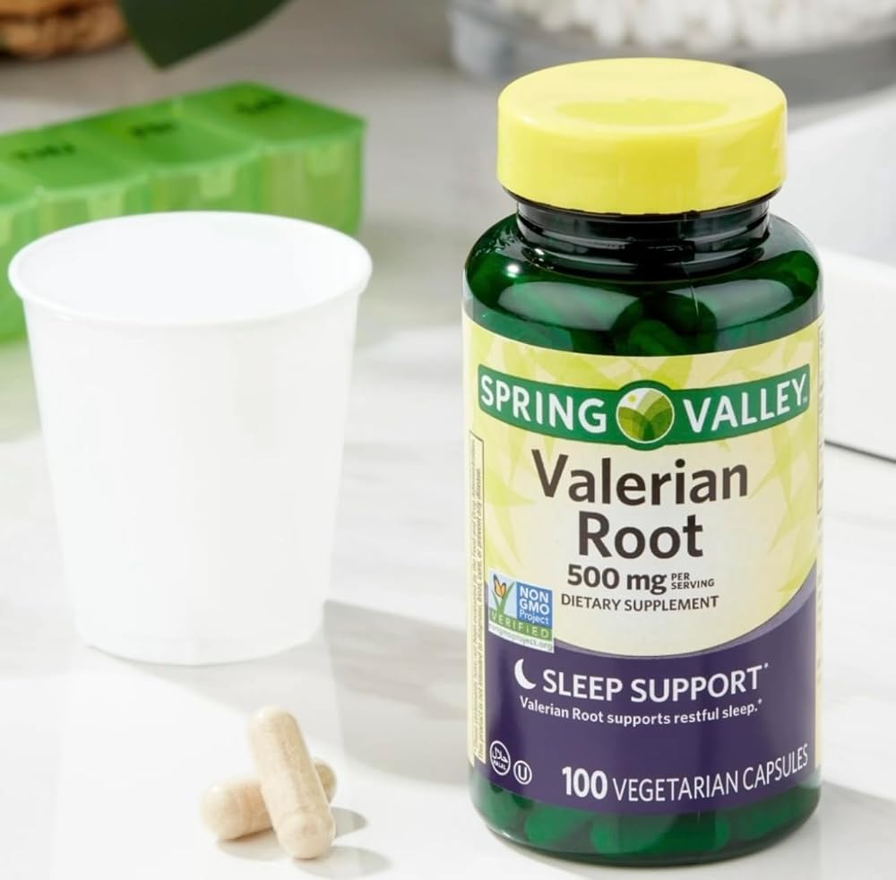 VicVan Spring Valley Valerian Root Sleep Aid 500 mg - 300 Capsules - image 3