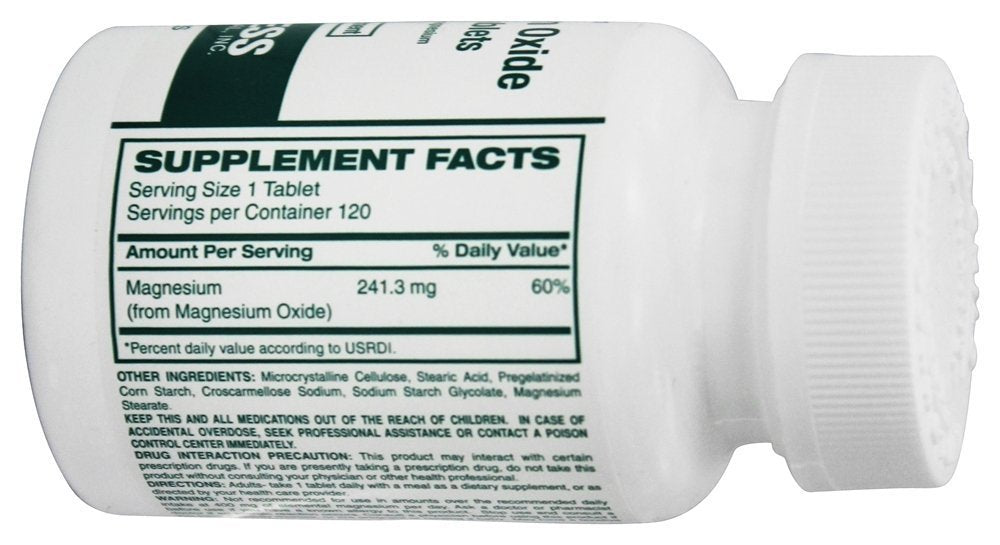 Cypress Pharmaceuticals Magnesium Oxide 400 mg - 120 Tablets - image 2