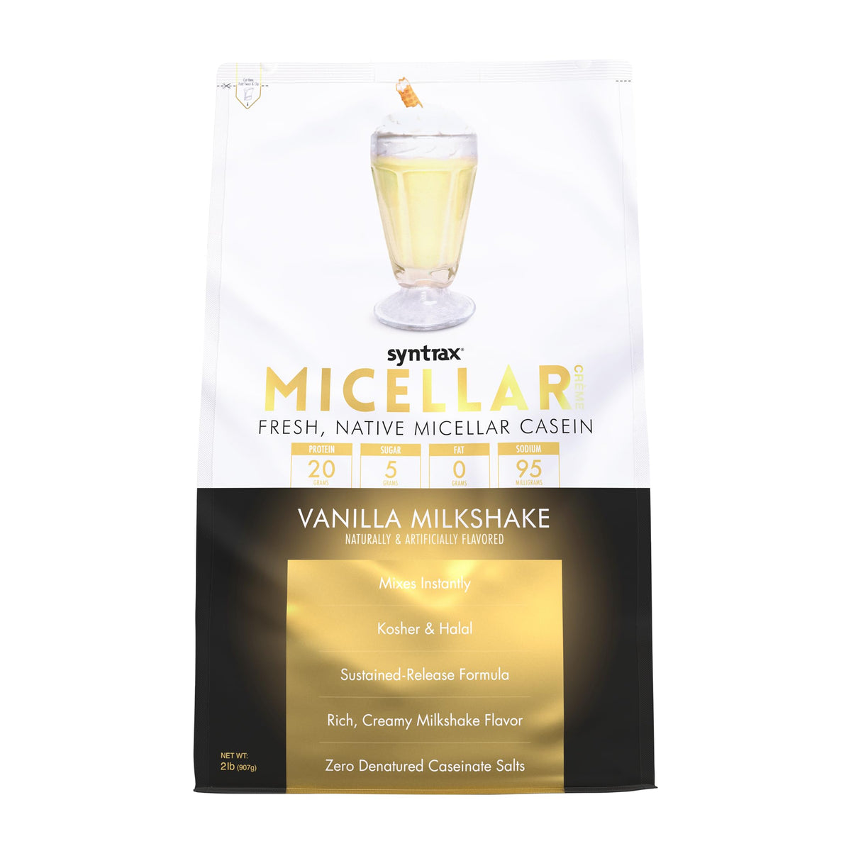 Syntrax Micellar Creme Vanilla Milkshake Protein - 2 lbs