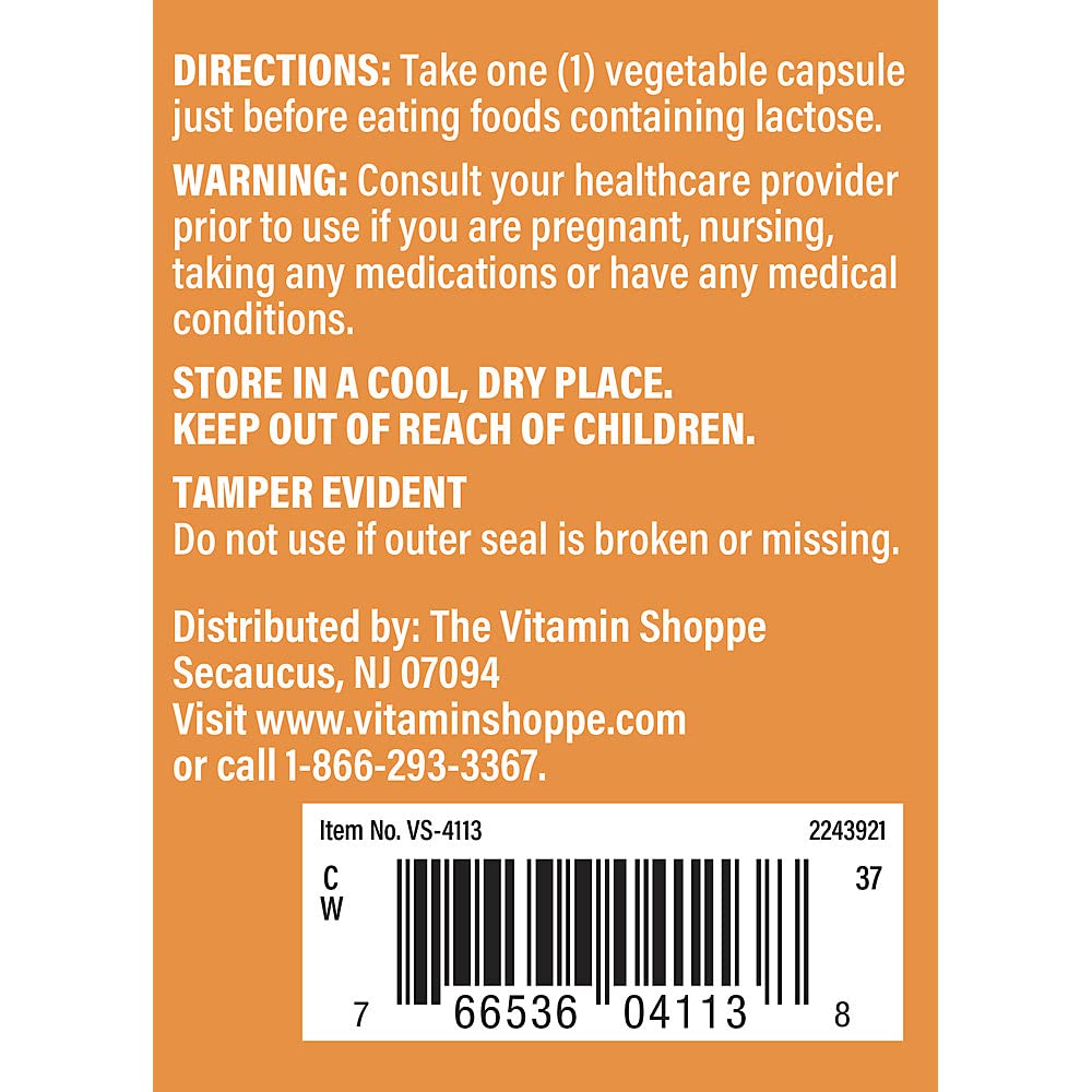 The Vitamin Shoppe Extra Strength Lactase Enzyme Digestive Aid - image 3