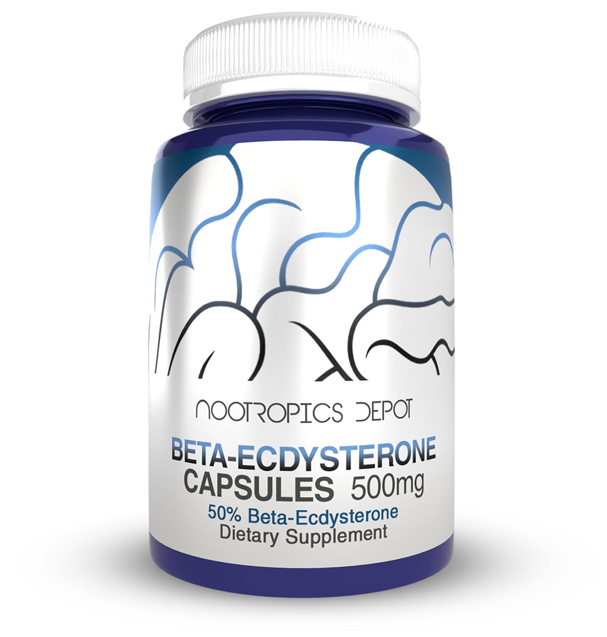Nootropics Depot Beta Ecdysterone/20-Hydroxyecdysone 50% Tablets