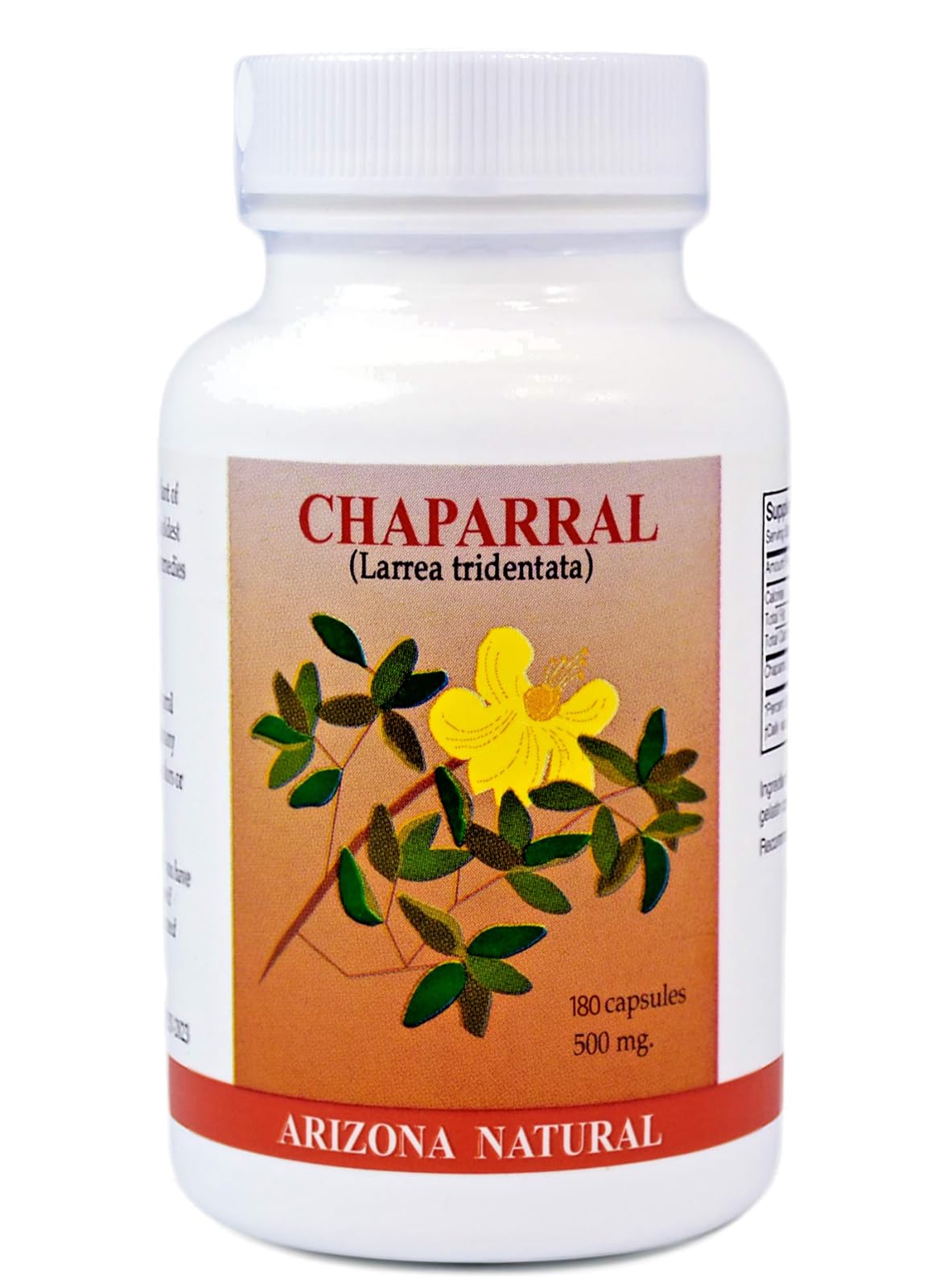 Arizona Natural Chaparral Larrea Tridentata 500 mg - 180 Capsules