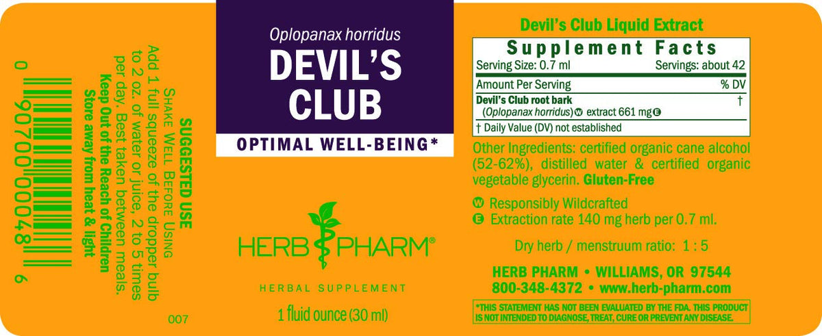 Herb Pharm Devil's Club Liquid Extract - 1 Fl Oz - image 5