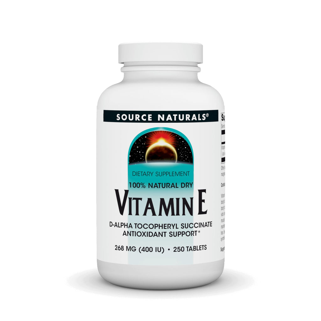 Source Naturals Vitamin E 400 IU Antioxidant - 250 Tablets