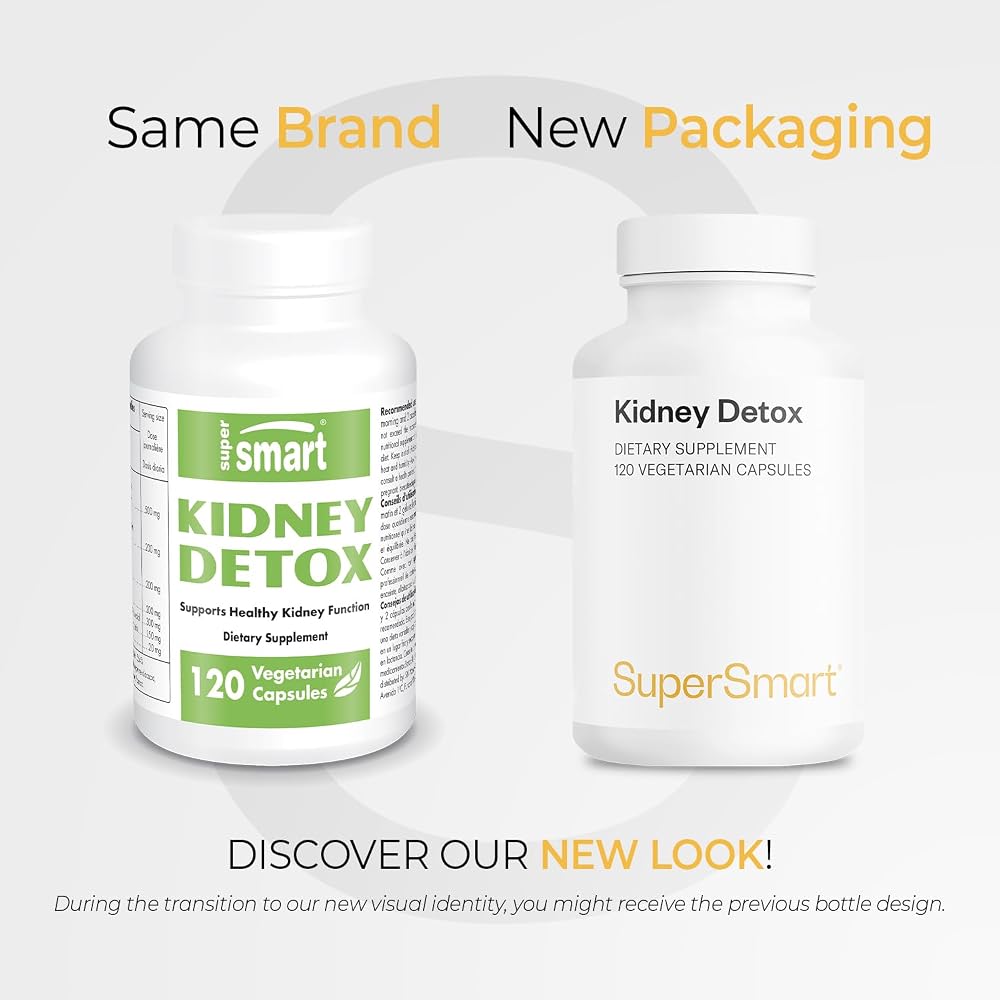 Supersmart Kidney Detox Formula with Chanca Piedra - 120 Vegetarian Capsules - image 2