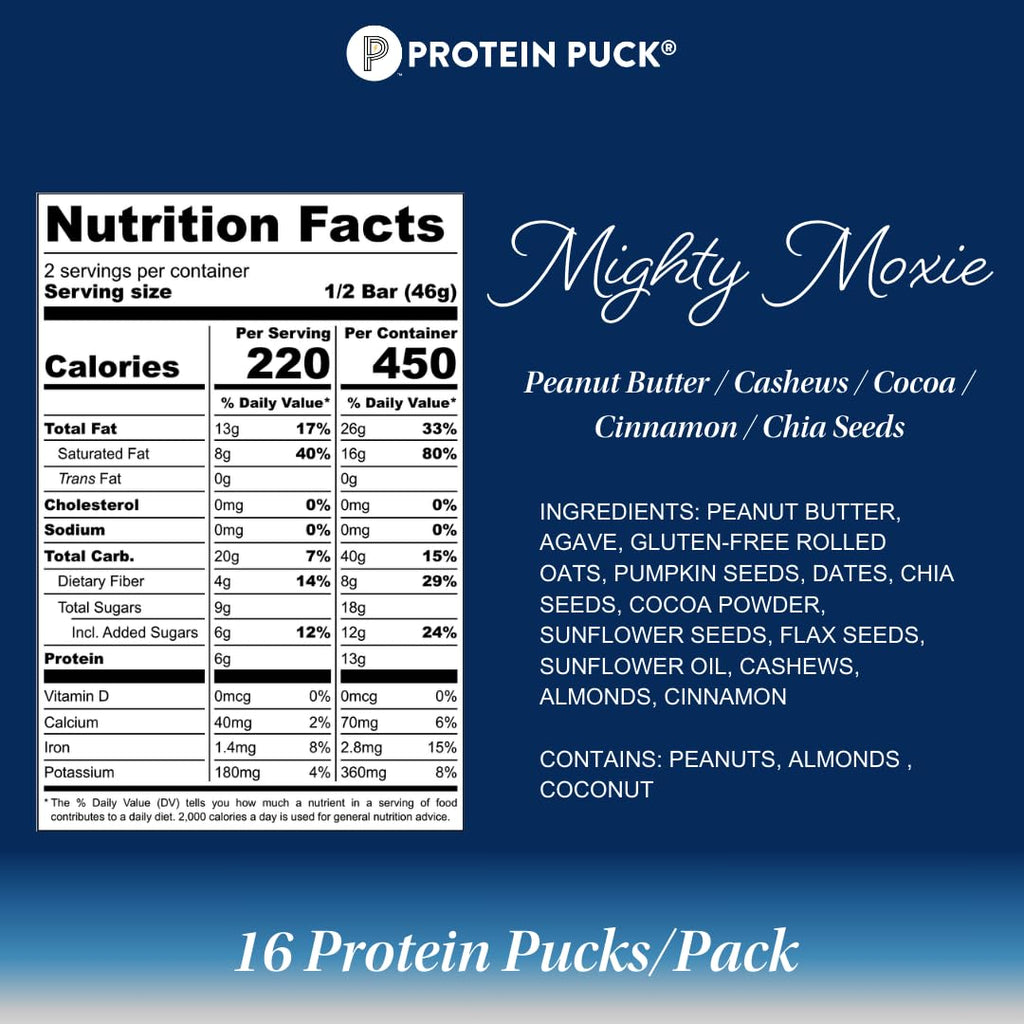 Protein Puck Plant Based Bars 16 Count 3.25 oz Full Size Parent
