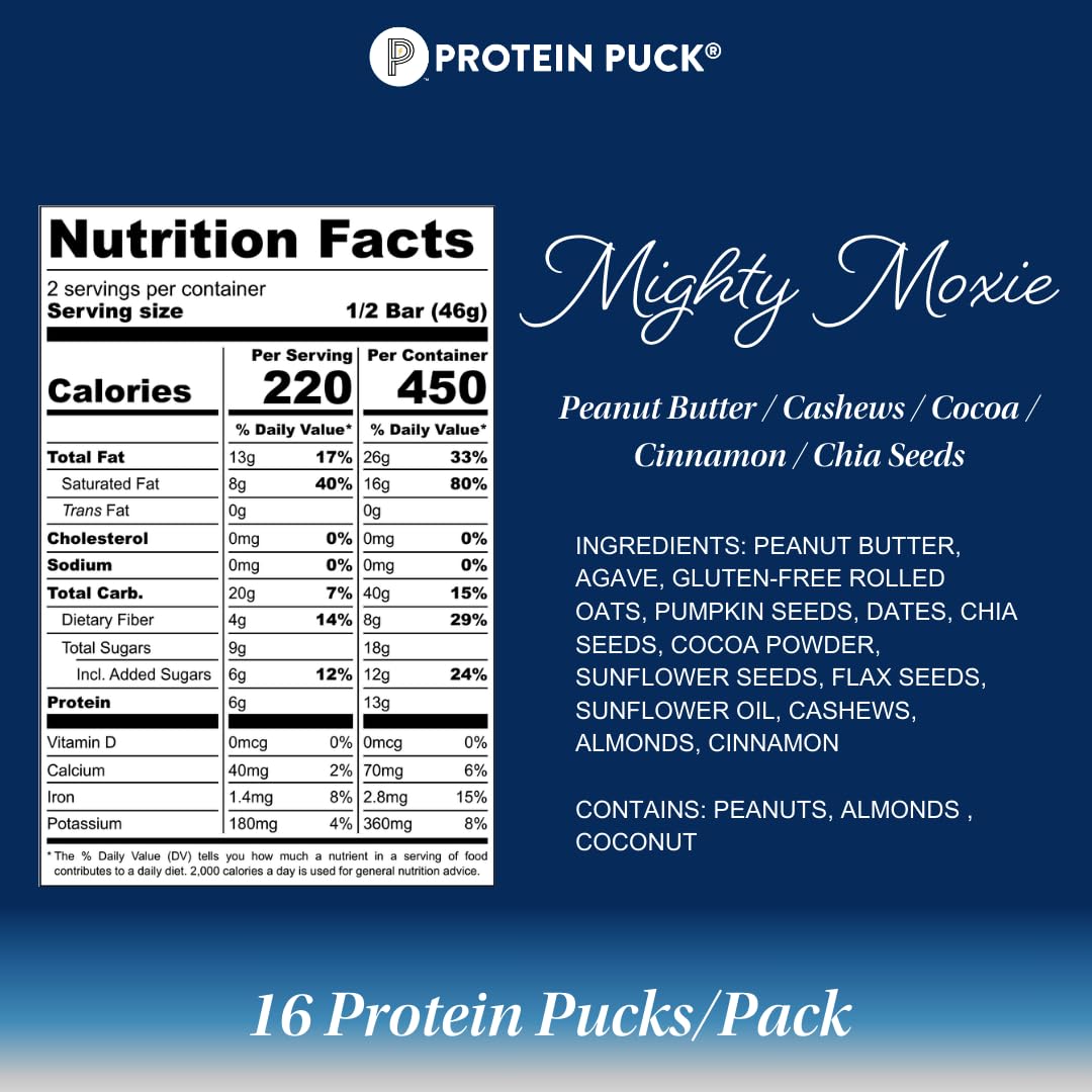 Protein Puck Plant Based Bars 16 Count 3.25 oz Full Size Parent