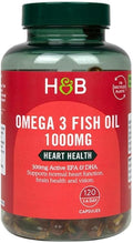 Generic Holland and Barrett Omega 3 Fish Oil 1000mg - 120 Capsules