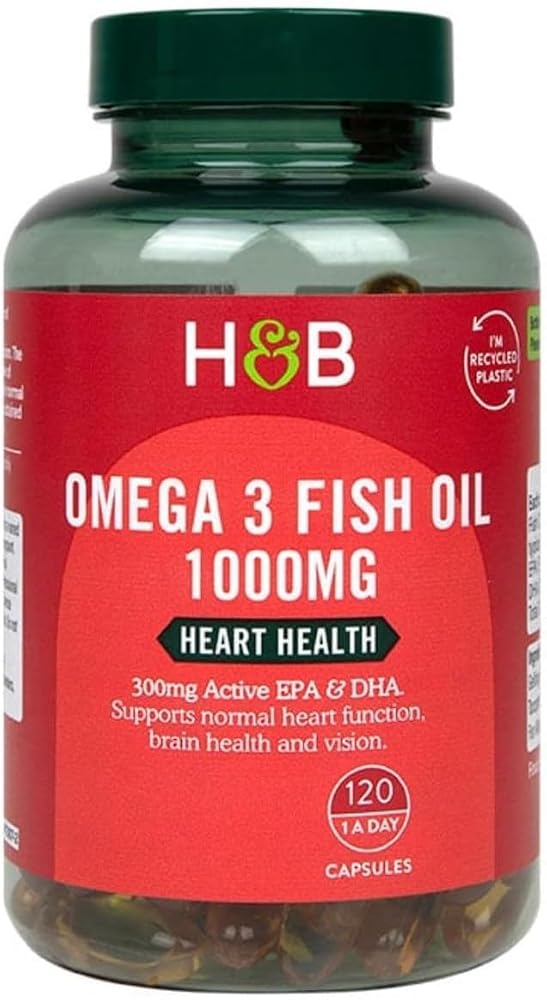 Generic Holland and Barrett Omega 3 Fish Oil 1000mg - 120 Capsules