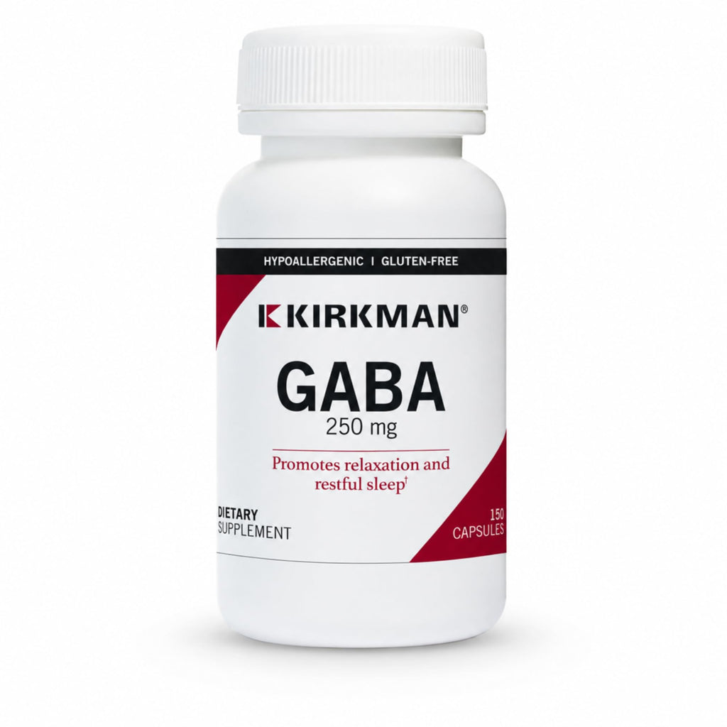 Kirkman GABA 250 mg Amino Acid Supplement - 150 Vegetarian Capsules
