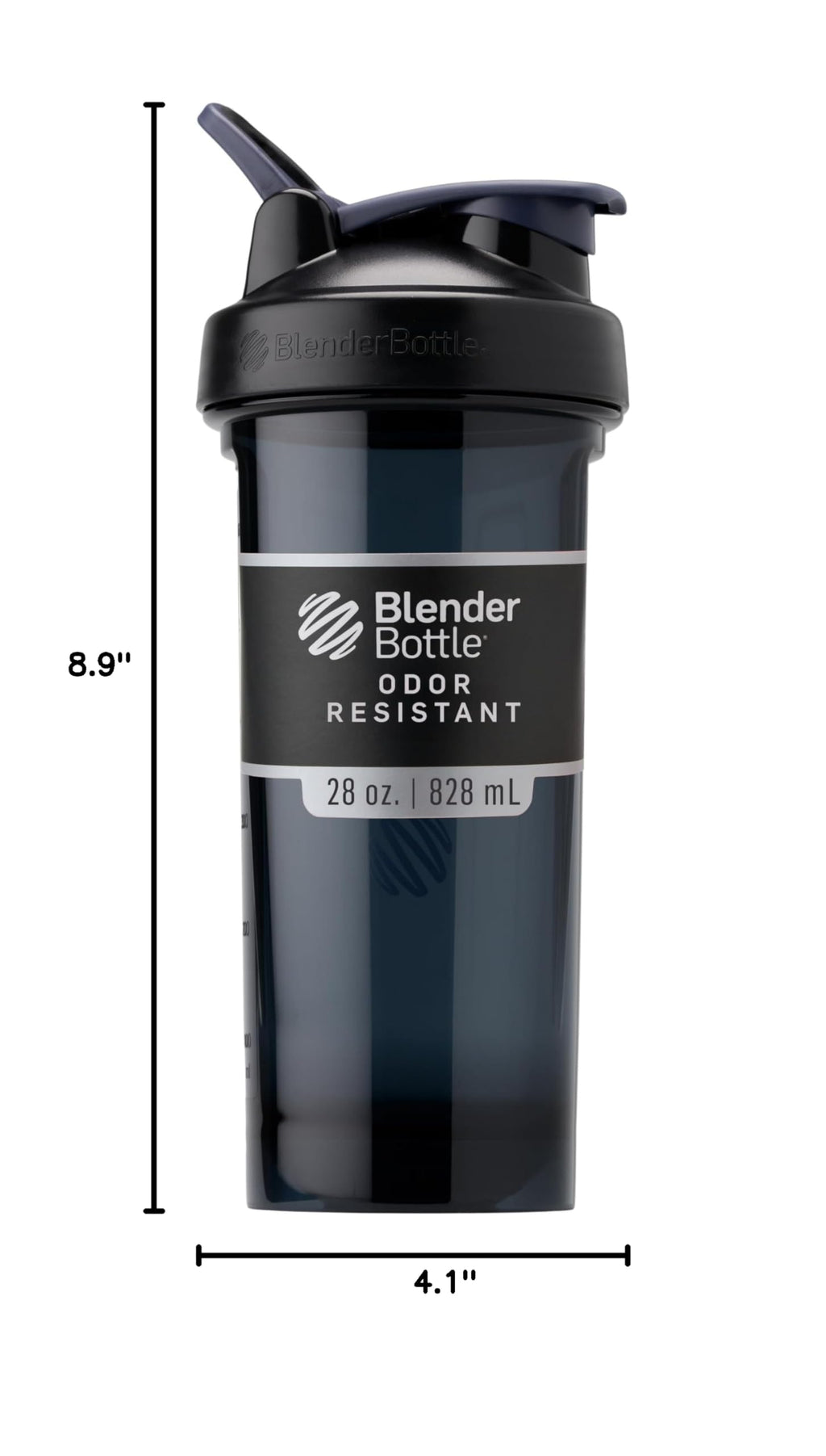 BlenderBottle Shaker Bottle Pro Series Perfect for Protein Shakes