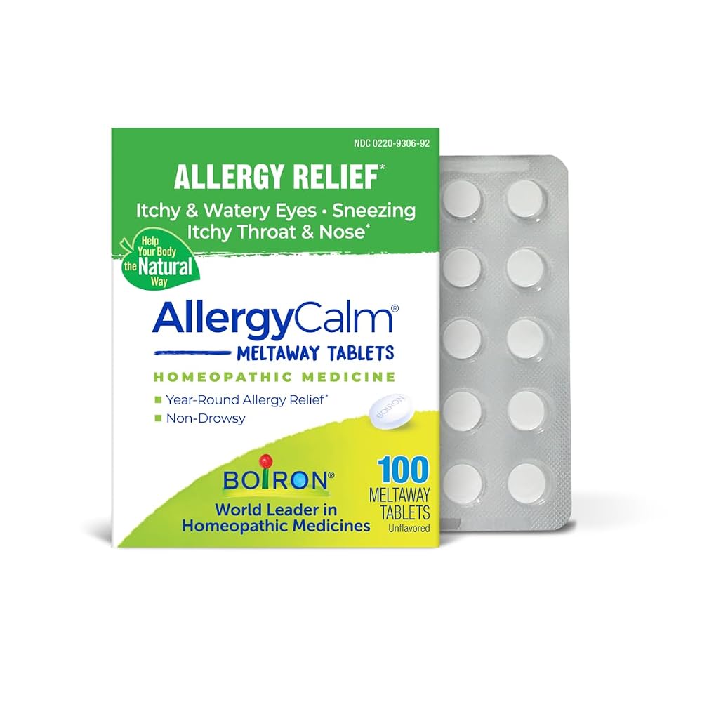 Boiron AllergyCalm Meltaway Tablets - 100 Count