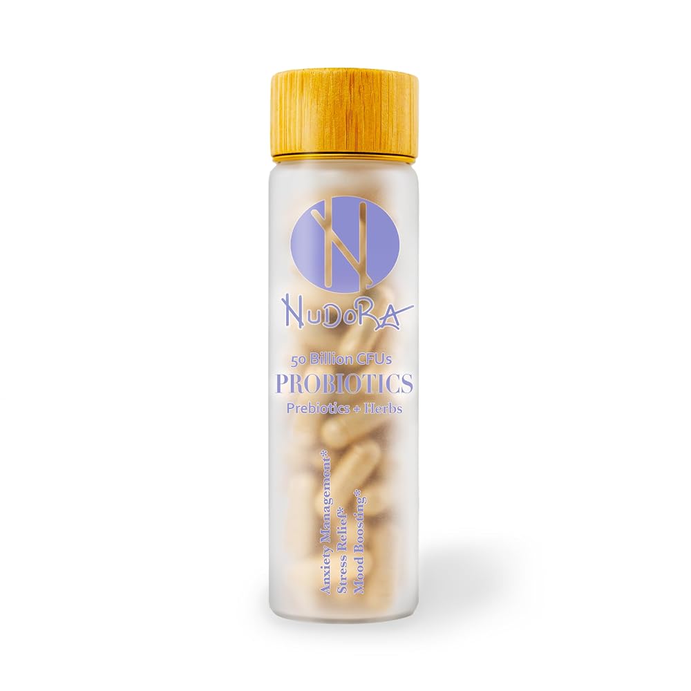 Nudora Daily 3 in 1 Probiotics & Prebiotics with Ashwagandha - 60 Capsules