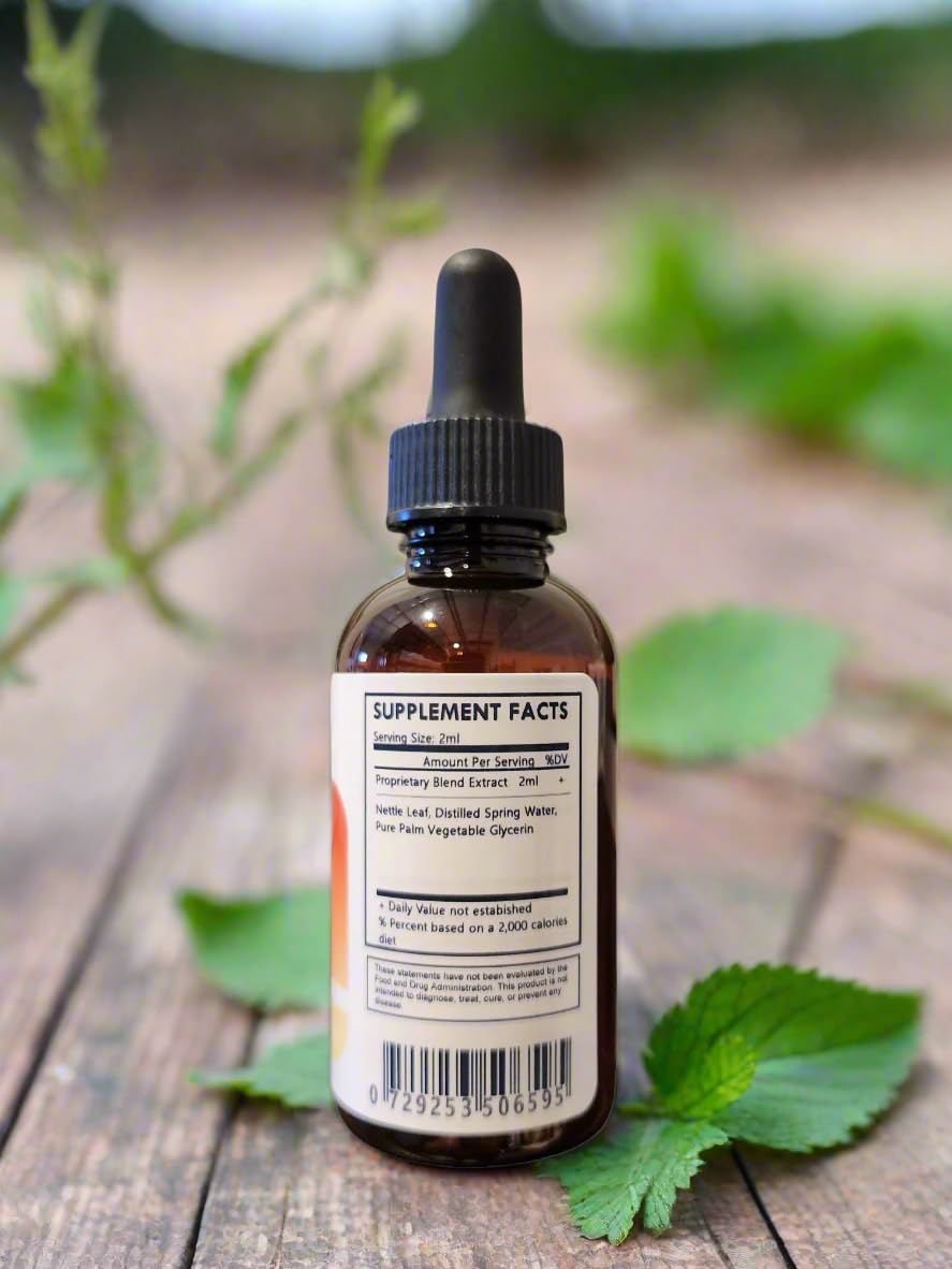 Herbal Island Nettle Leaf Tincture Extract Alcohol Free - 2 fl oz - image 2