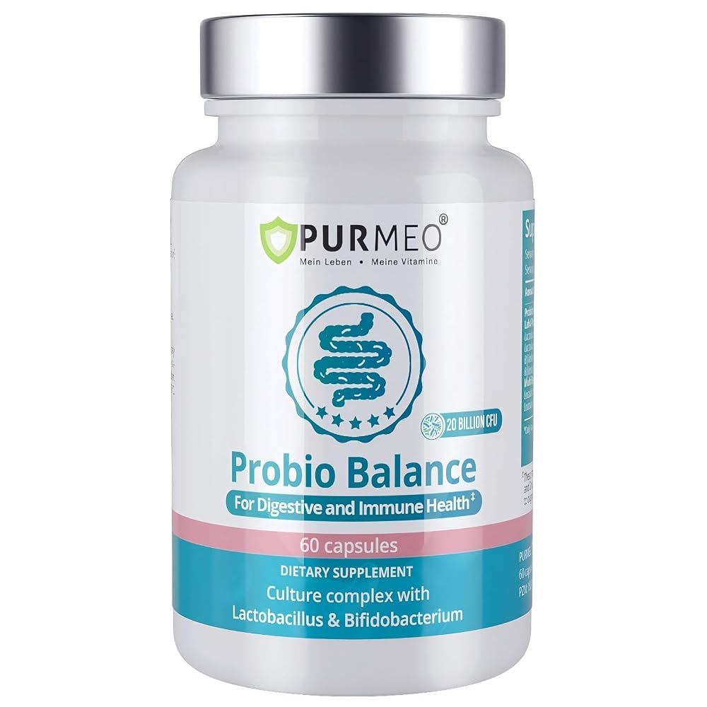 Purmeo Lab4 Probiotic for Digestive Health - 60 Capsules