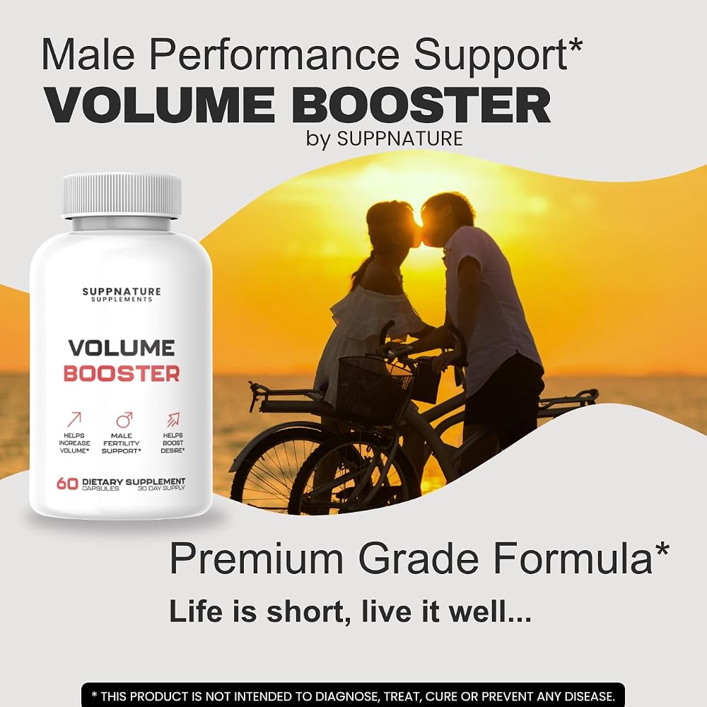 SuppNature Volume Booster Male Support Advanced Formula - 60 Tablets - image 2