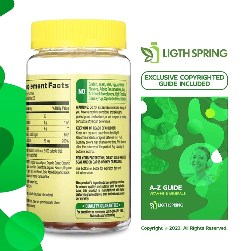 LightSpring Zinc Gummies 22 mg Immune Support - 60 Count - image 4