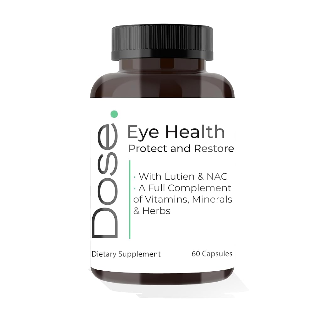 DOSE Eye Health Multivitamin for Daily Wellness - 60 Capsules
