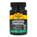 Country Life Coconut Activated Charcoal 260 mg - 40 Vegan Capsules - image 3