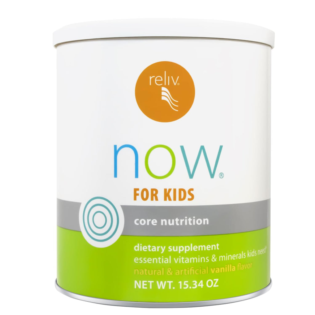 RELIV Now for Kids Vanilla Nutritional Shake - 15 Servings