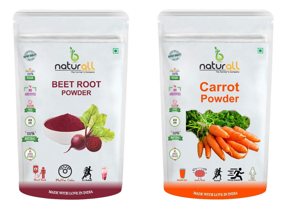 Admart Beet Root and Carrot Powder Combo - 2 kg Total